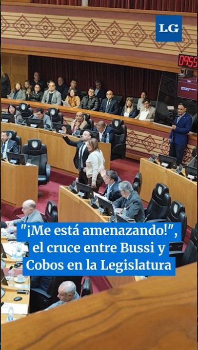 "¡Me está amenazando!", el cruce entre Bussi y Cobos en la Legislatura #tucuman