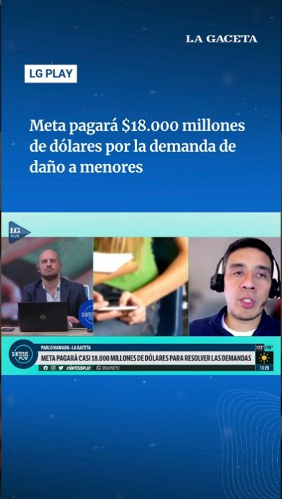 Meta pagará U$S18.000 millones por la demanda de daño a menores