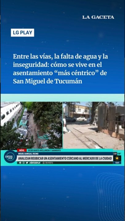 Así se vive en el asentamiento "más céntrico" de San Miguel de Tucumán