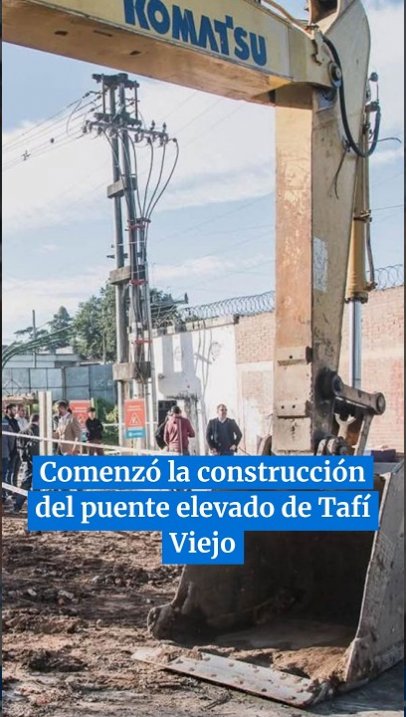 Comenzó la construcción del puente elevado de Tafí Viejo #Tucuman
