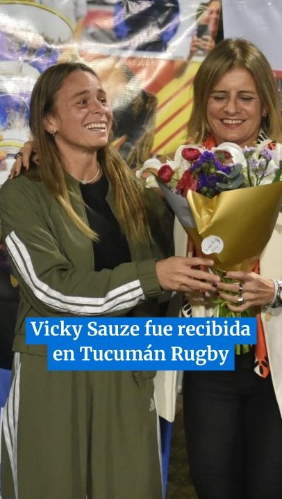 Vicky Sauze fue recibida en Tucumán Rugby
