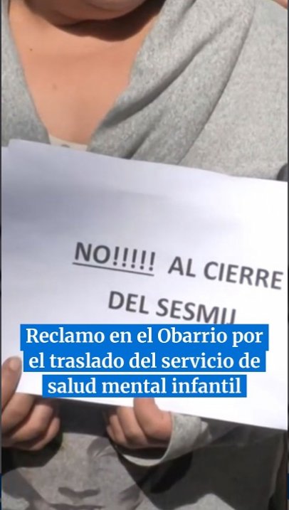 Reclamo en el Obarrio por el traslado del servicio de salud mental infantil al Hospital del Este