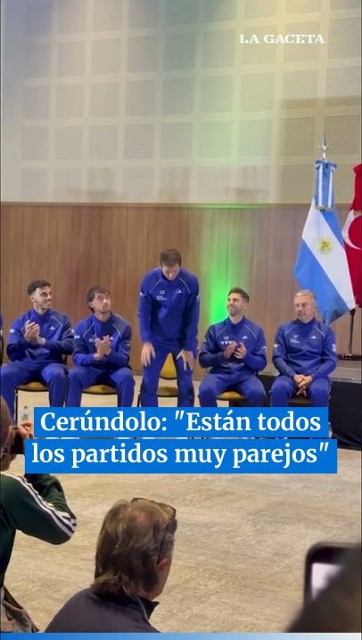 Cerúndolo: "Están todos los partidos muy parejos"