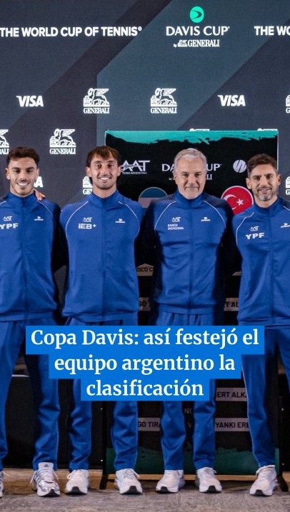 Copa Davis: así festejó el equipo argentino la clasificación