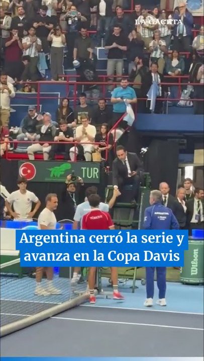 Argentina cerró la serie y avanza en la Copa Davis