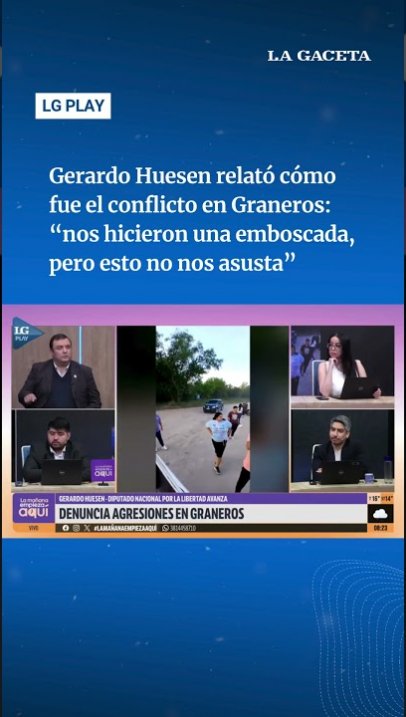 Gerardo Huesen relató cómo fue el conflicto en Graneros