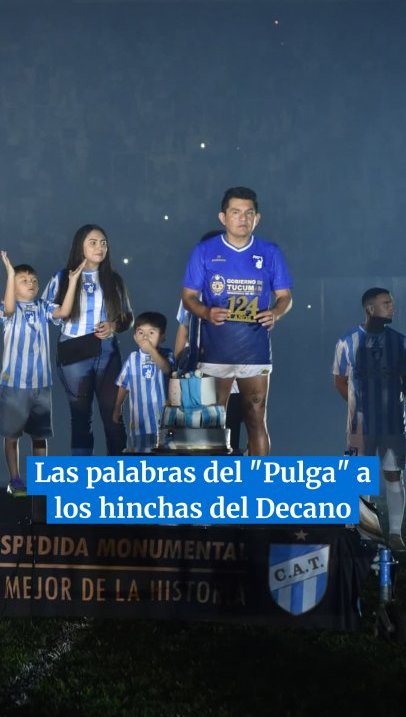 Las palabras del "Pulga" a los hinchas del Decano