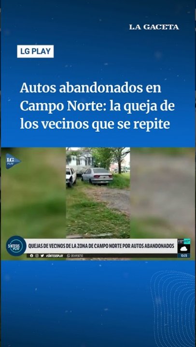 Autos abandonados en Campo Norte: la queja de los vecinos que se repite