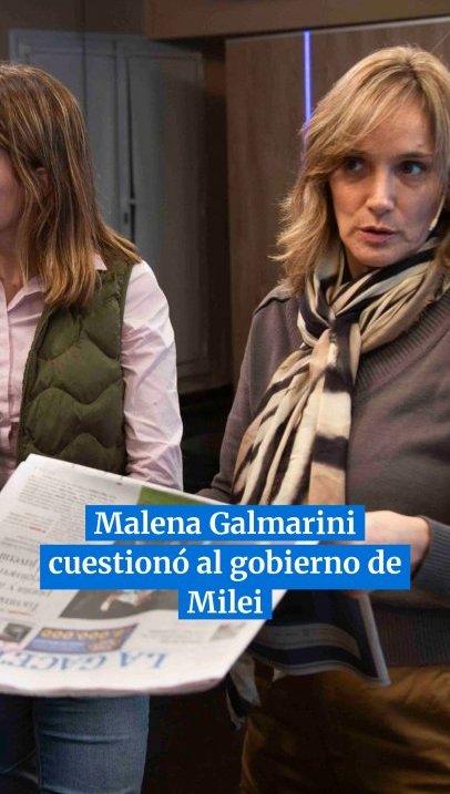 Malena Galmarini cuestionó al gobierno de Milei