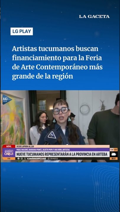 Artistas tucumanos buscan financiamiento para la feria de Arte Contemporáneo más grande de la región