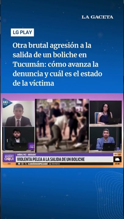 Brutal agresión a la salida de un boliche en Tucumán