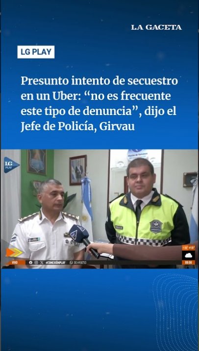 Presunto intento de secuestro en un Uber, en Tucumán