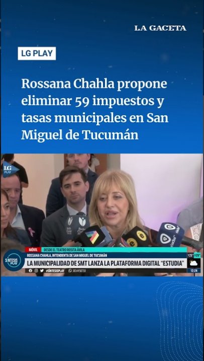 San Miguel de Tucumán: la Intendenta Chahla propone eliminar 59 impuestos y tasas municipales