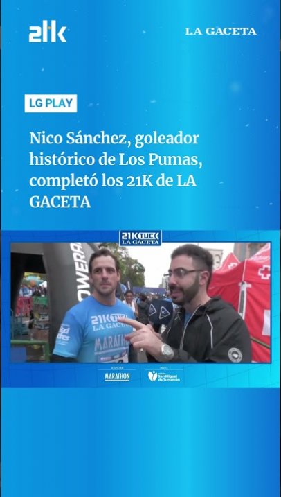 Nico Sánchez, goleador histórico de Los Puas, completó los 21K de LA GACETA