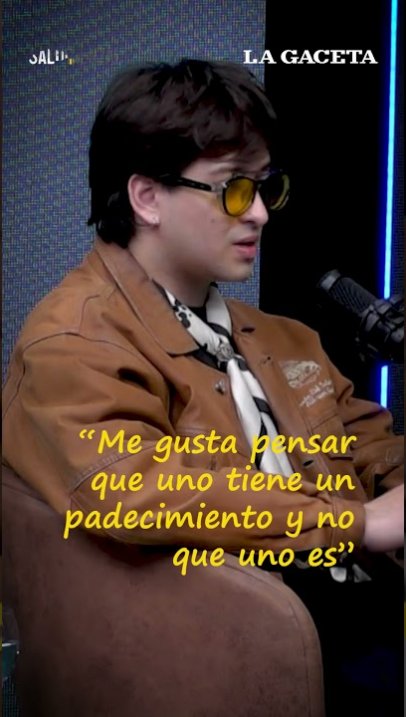 Pablo Romero: "Me gusta pensar que uno tiene un padecimiento y no que uno es"