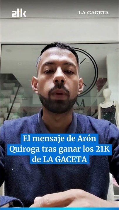 El mensaje de Arón Quiroga por el apoyo recibido tras ganar los 21K de LA GACETA
