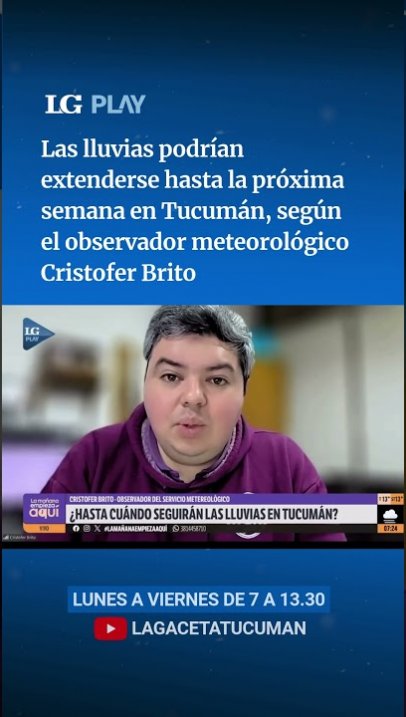 Hasta cuándo seguirán las lluvias en Tucumán