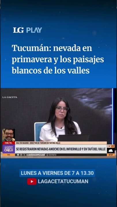 Tucumán: nevada en primavera y los paisajes blancos de los valles