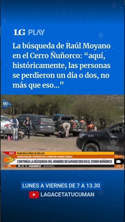 Cerro Ñuñorco: "Aquí, históricamente, las personas se perdieron un día o dos, no más que eso..."