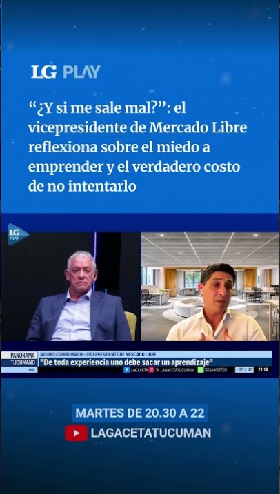 El vicepresidente de Mercado Libre reflexiona sobre el miedo a emprender