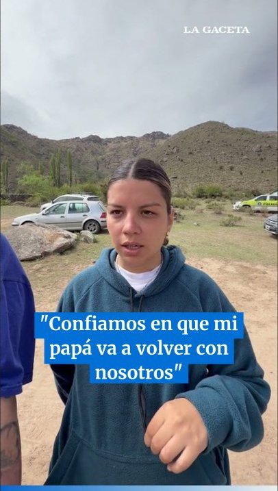 Búsqueda de Raúl Moyano: "Confiamos en que mi papá va a volver con nosotros"