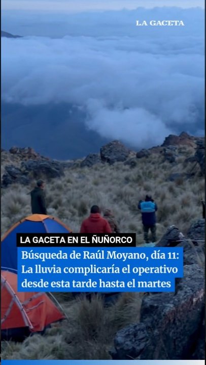 Búsqueda de Rául Moyano: la lluvia complicaría el operativo en los próximos días