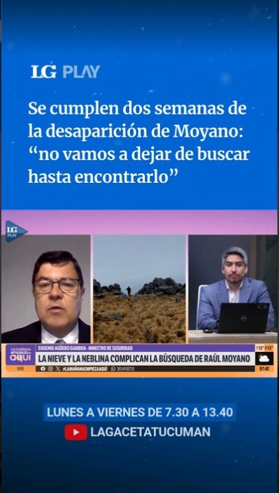 Dos semanas de la desaparición de Moyano: "No vamos a dejar de buscar hasta encontrarlo"