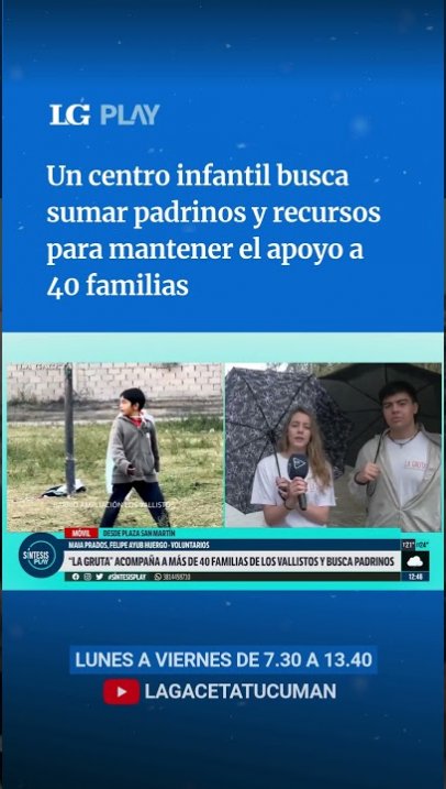 Un centro infantil busca sumar padrinos y recursos para mantener el apoyo a 40 familias