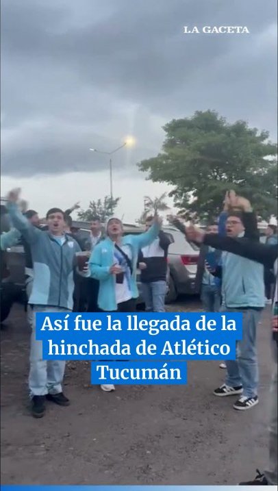 Así fue la llegada de la hinchada de Atlético Tucumán al estadio de Salta