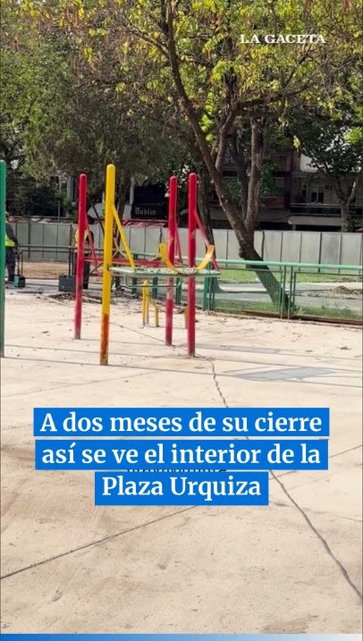 A dos meses de su cierre así se ve el interior de la Plaza Urquiza