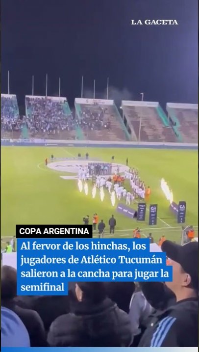 Al fervor de los hinchas, los jugadores de Atlético Tucumán salieron a la cancha