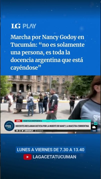 Marcha por Nancy Godoy en Tucumán: "toda la docencia argentina está cayéndose"